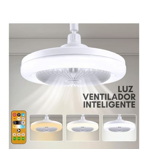 VENTILADOR CON LUZ SMART