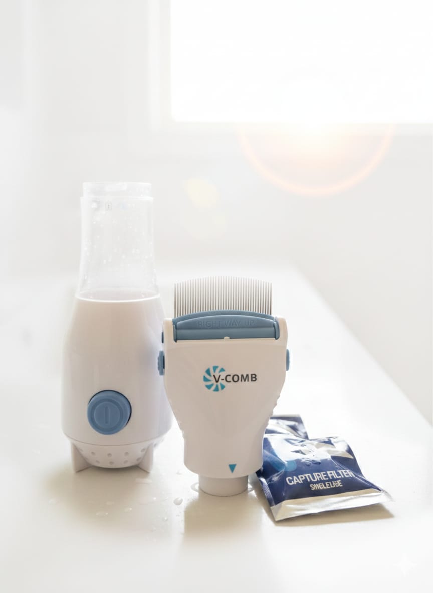 Peine eliminador de pulgas y garrapatas